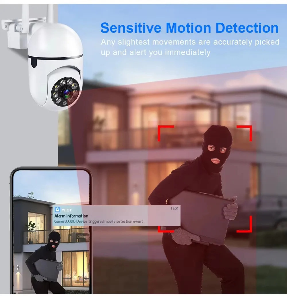 8MP WiFi PTZ Security Camera