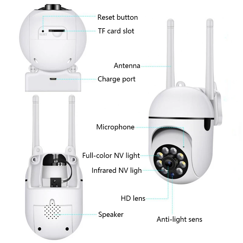 8MP WiFi PTZ Security Camera