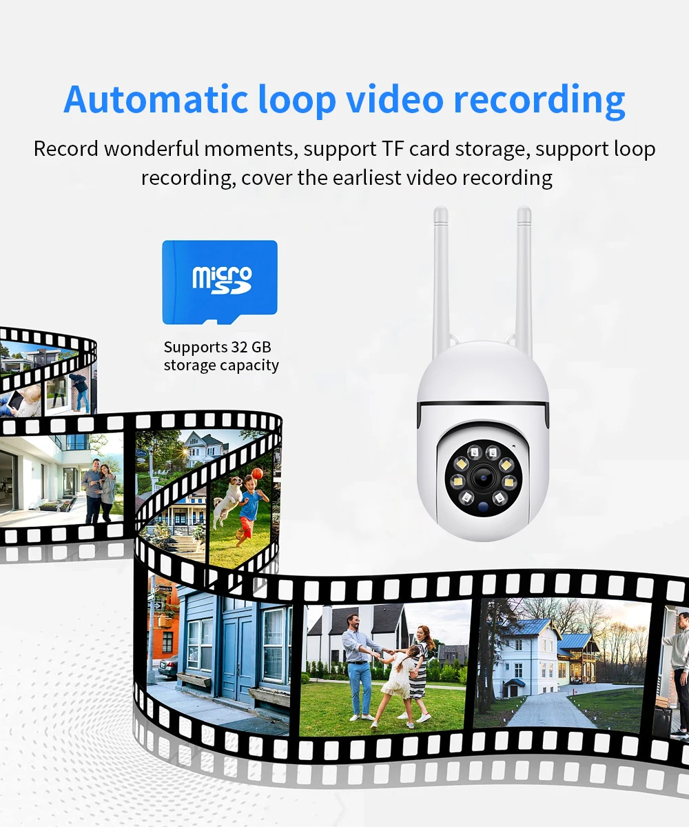 8MP WiFi PTZ Security Camera