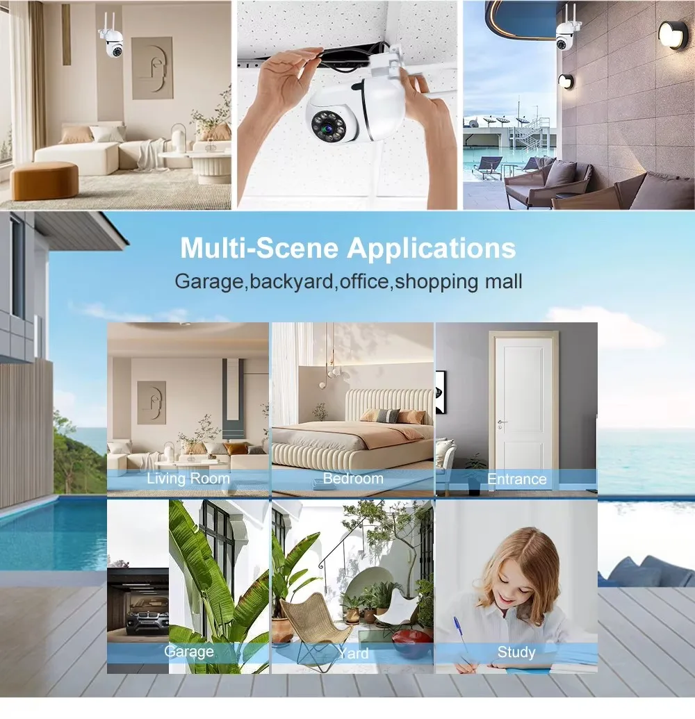8MP WiFi PTZ Security Camera