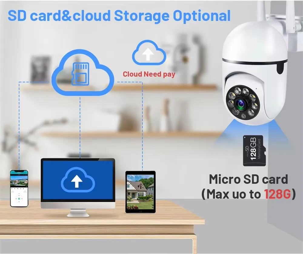 8MP WiFi PTZ Security Camera