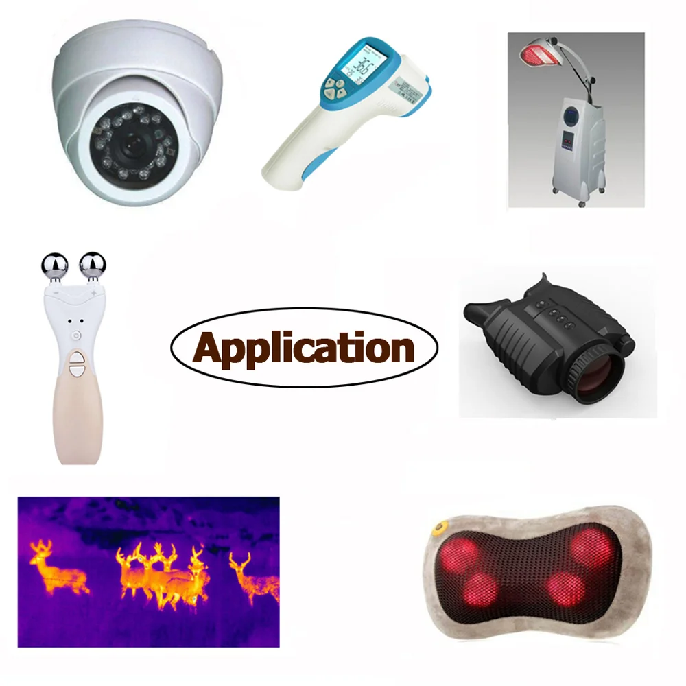 3W Infrared IR LED Chip for CCTV