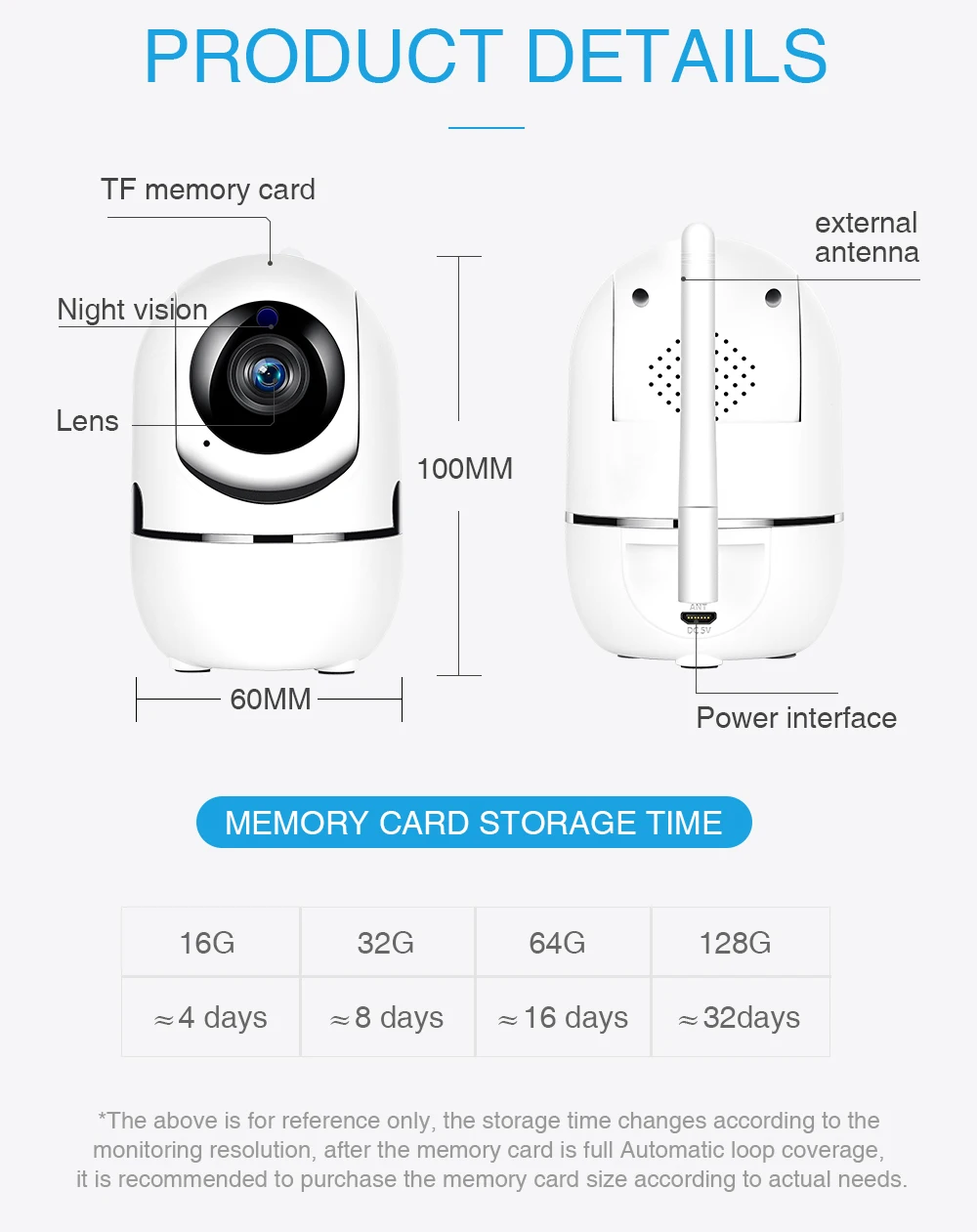 Smart WiFi Auto Tracking Camera