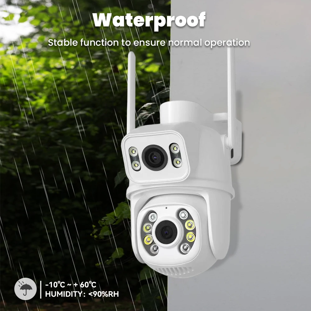 4K 8MP Dual Lens PTZ Security Camera