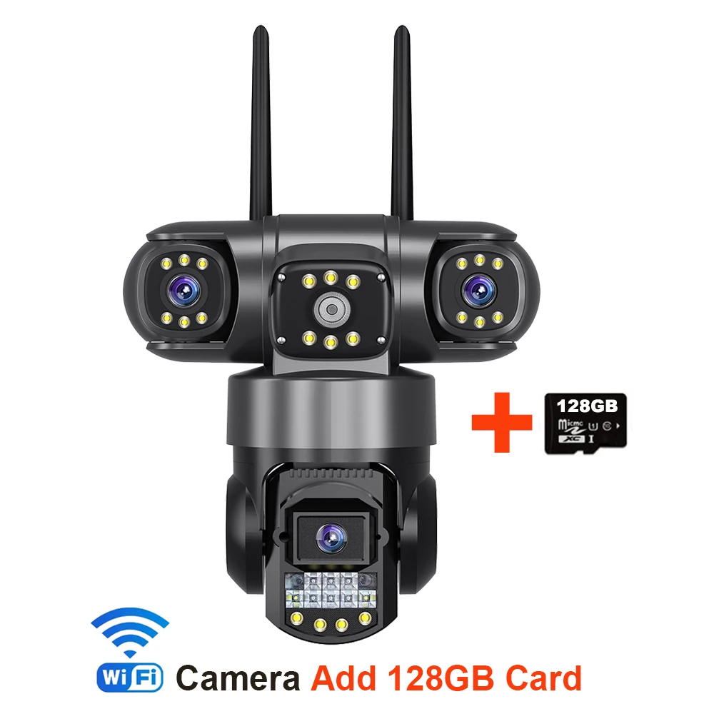 V380 Pro Triple Lens WiFi Security Camera