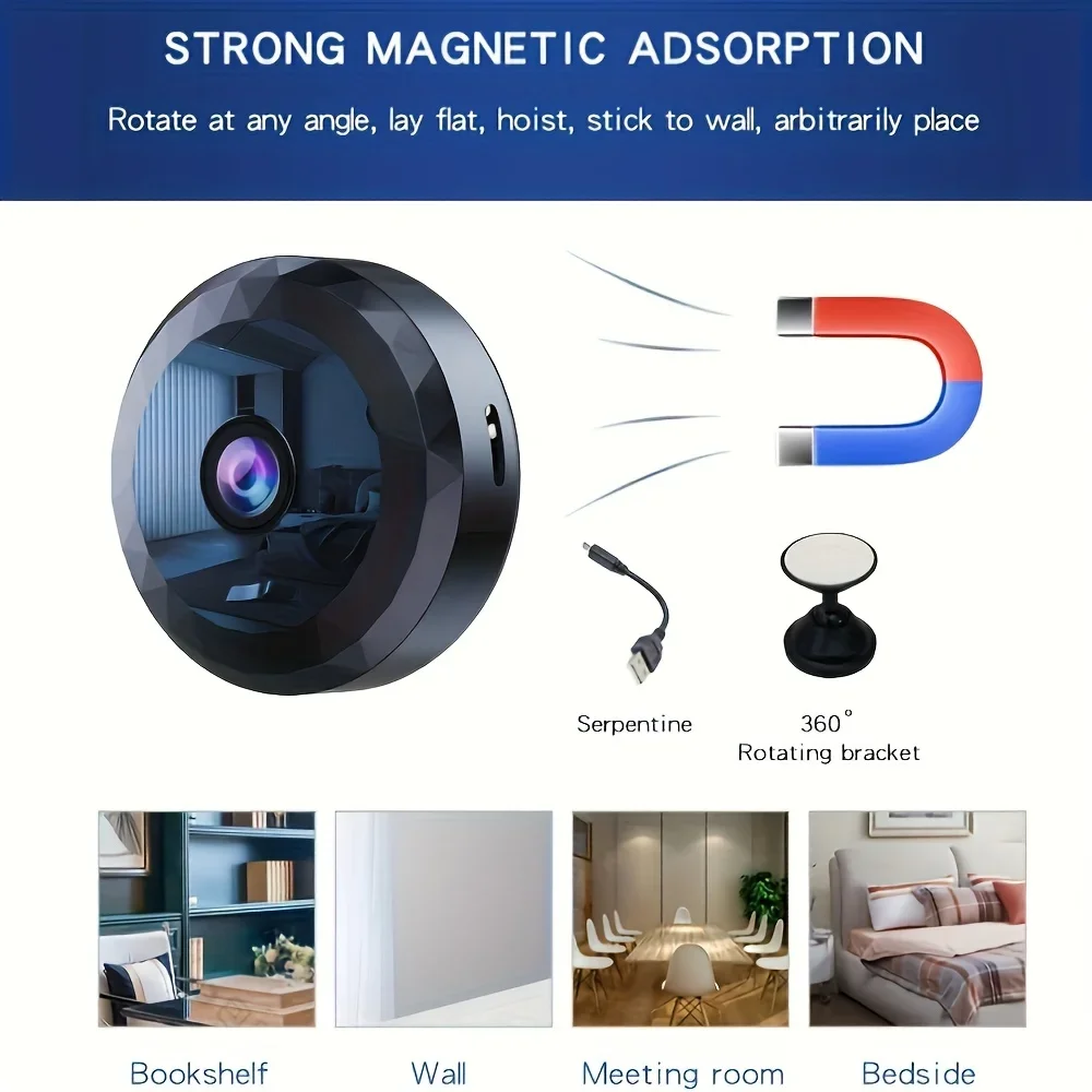 Mini WiFi Security Camera 1080P