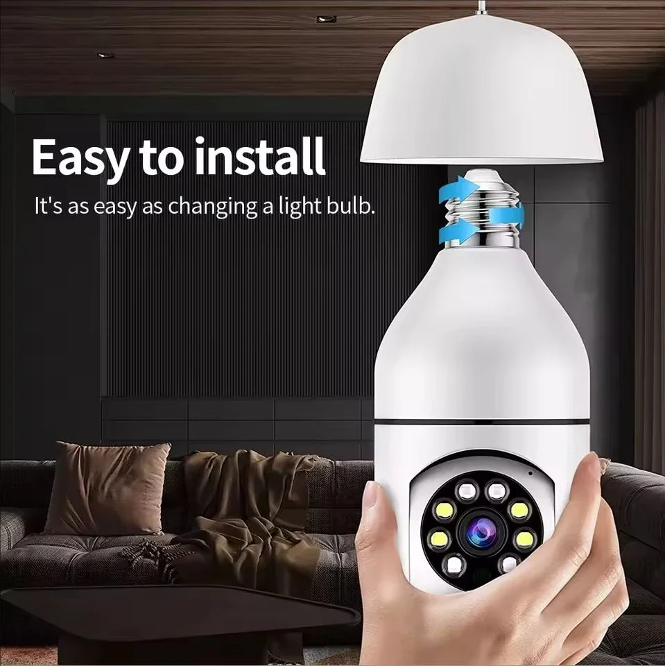 E27 WiFi Bulb Security Camera