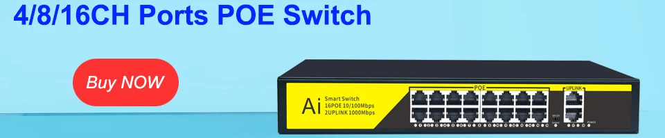 4K 8MP PoE Security Camera