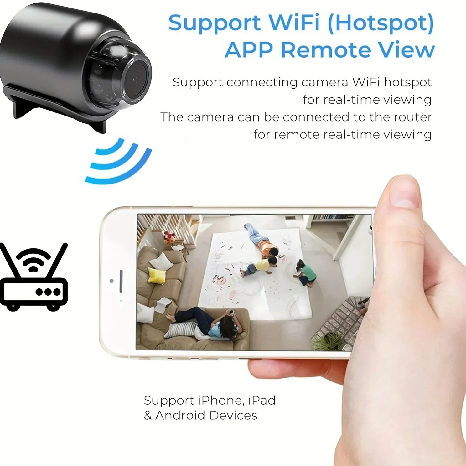 Mini WiFi HD Security Camera 1080P