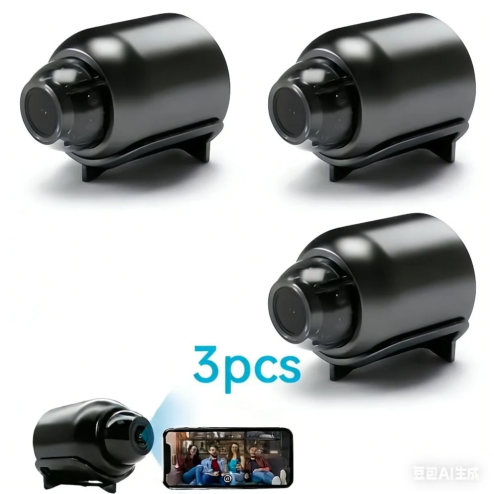 Mini 1080P Wireless Security Camera with Night Vision & Motion Alerts