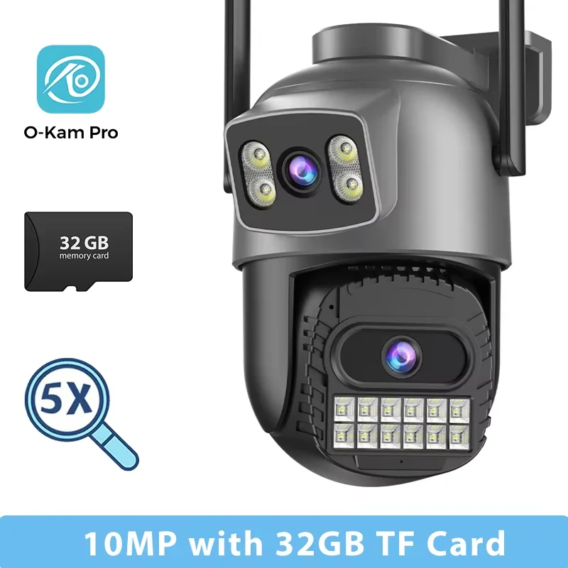 BESDER Dual Screen WiFi PTZ Camera