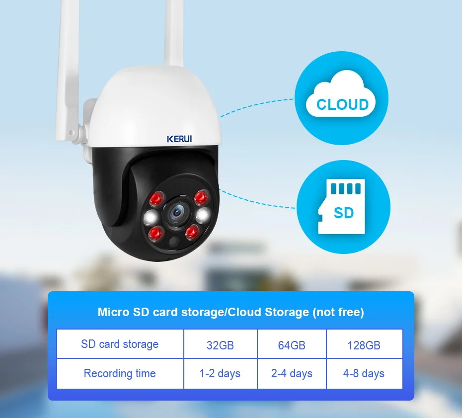 KERUI 8MP PTZ WiFi Security Camera