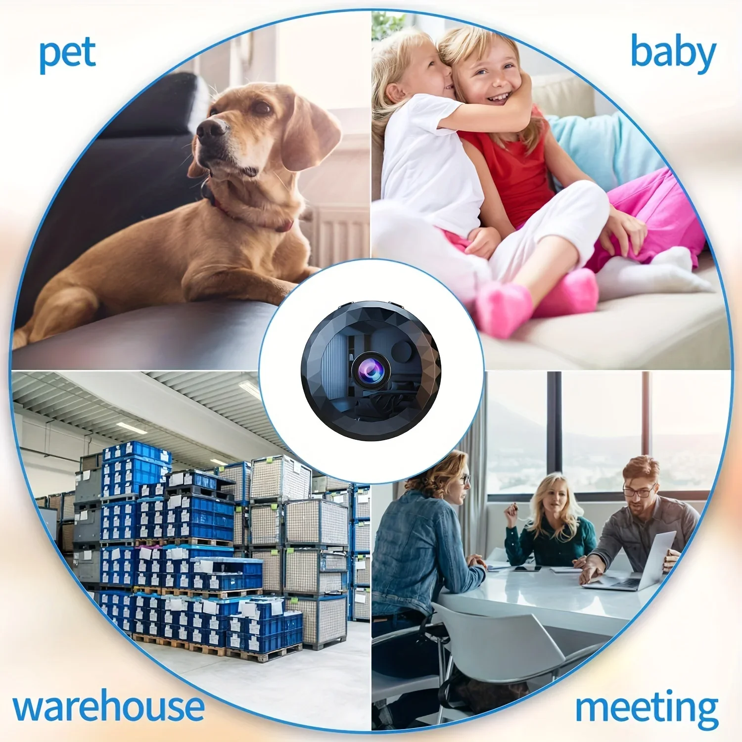 Mini WiFi Security Camera 1080P