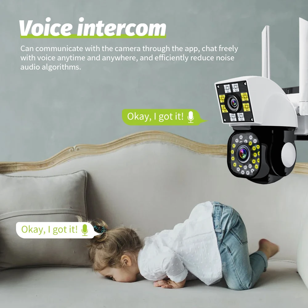 Neye Dual Lens WiFi Security Camera