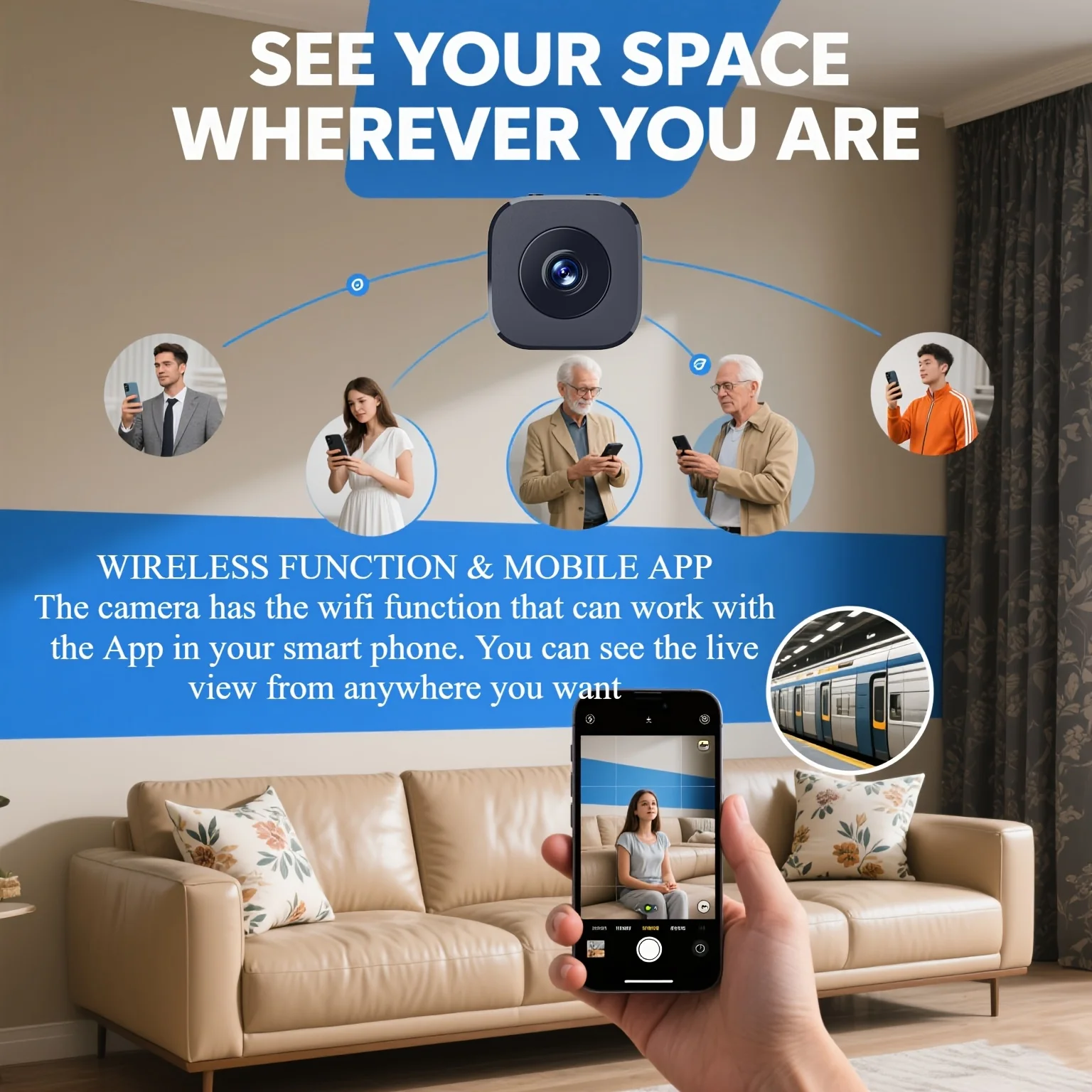Mini HD WiFi Security Camera