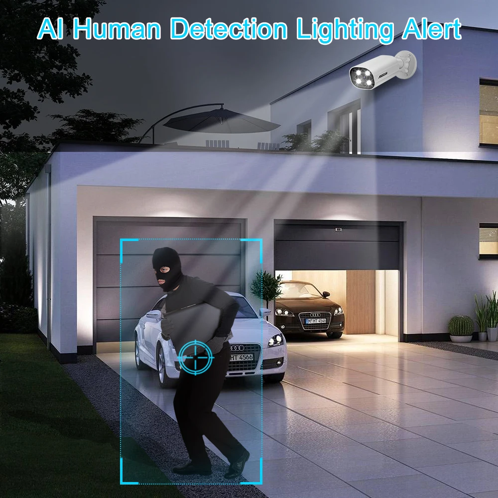 ASECAM 4K 8MP PoE Security Camera