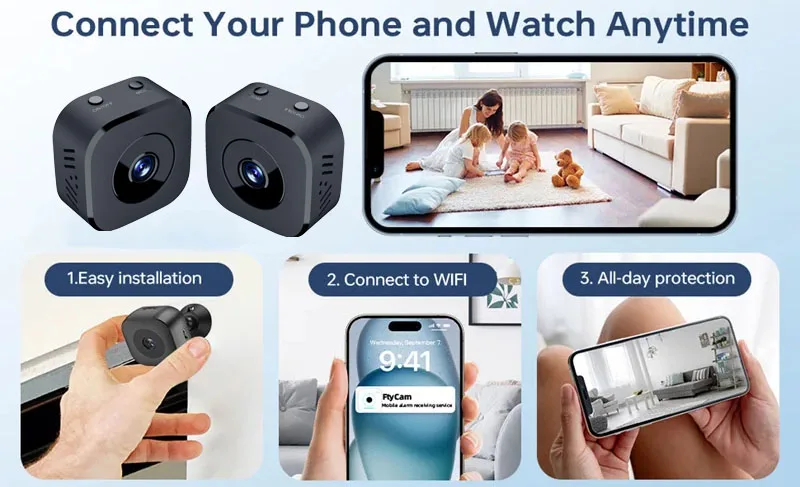 Mini HD WiFi Security Camera