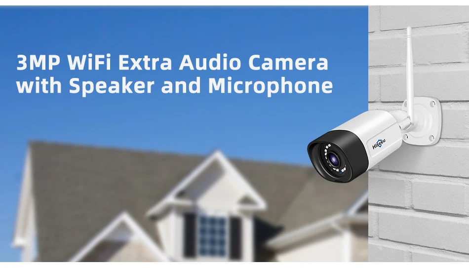 Hiseeu WiFi Security Camera IP66
