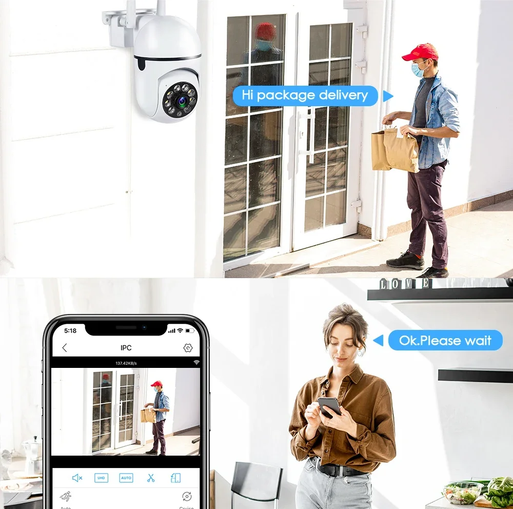 8MP WiFi Auto Tracking Camera