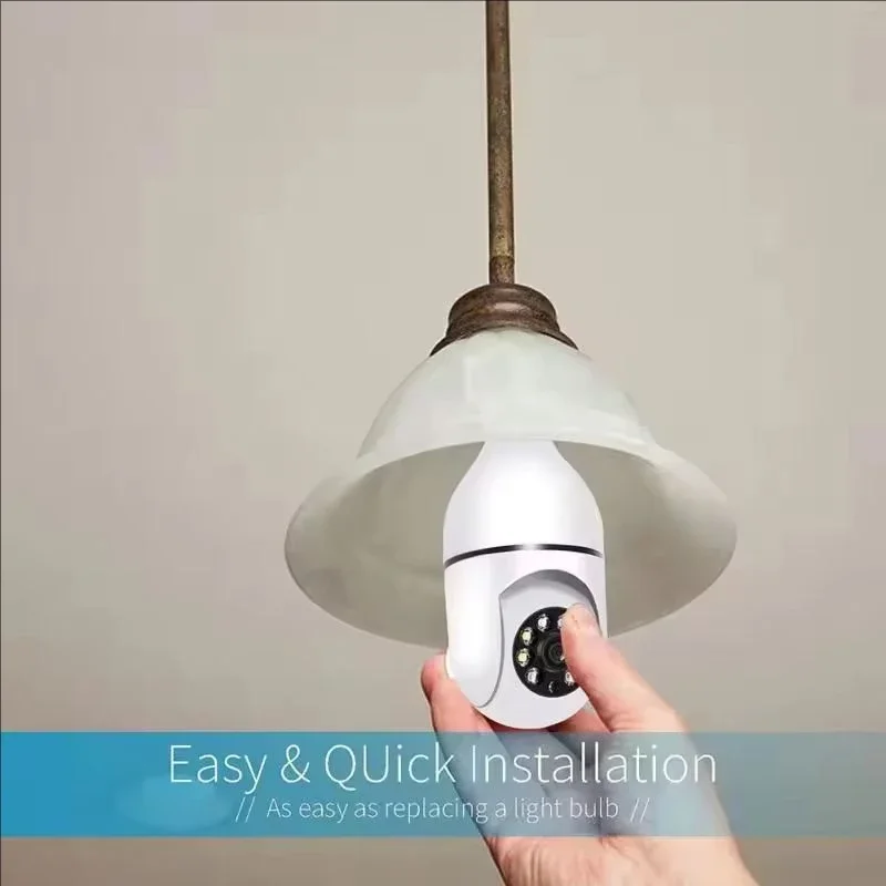 E27 WiFi Bulb Security Camera