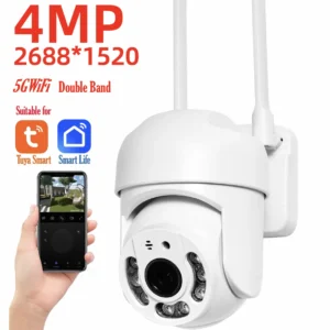 4MP PTZ WiFi Security Camera Outdoor
