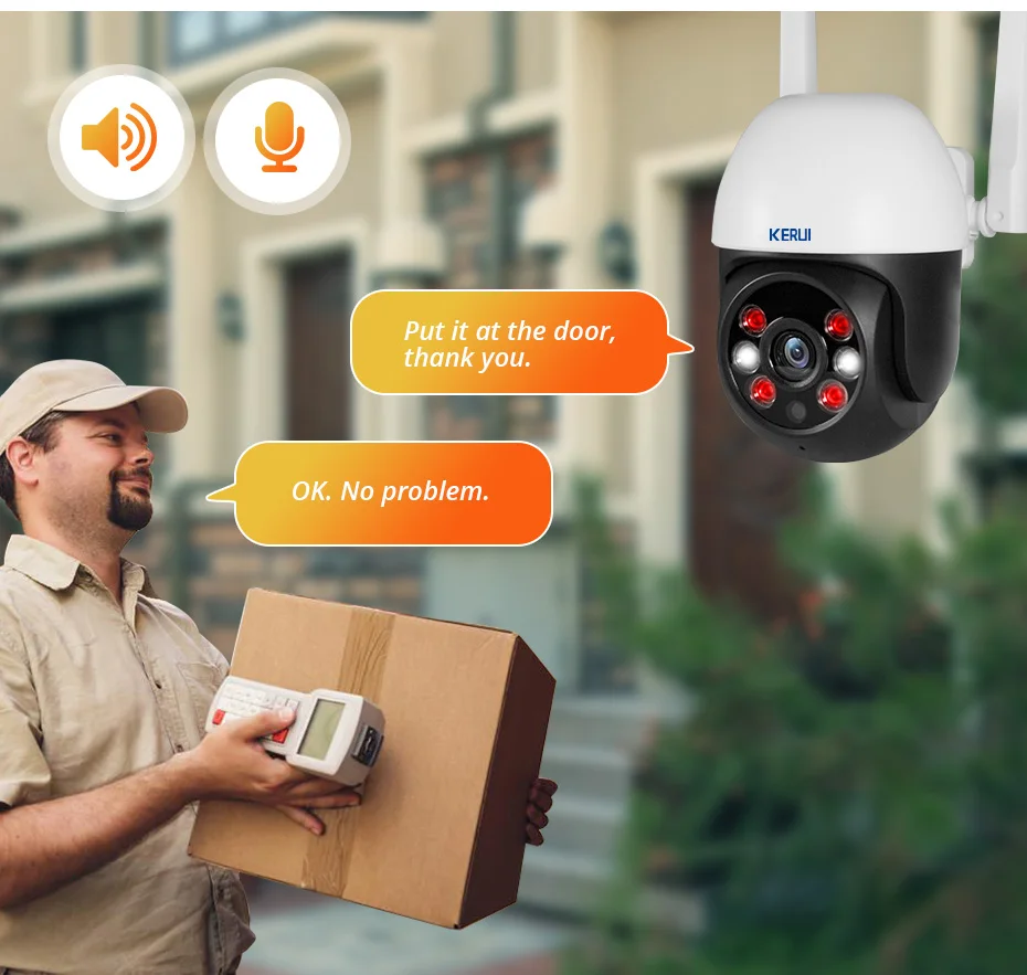 KERUI 8MP PTZ WiFi Security Camera