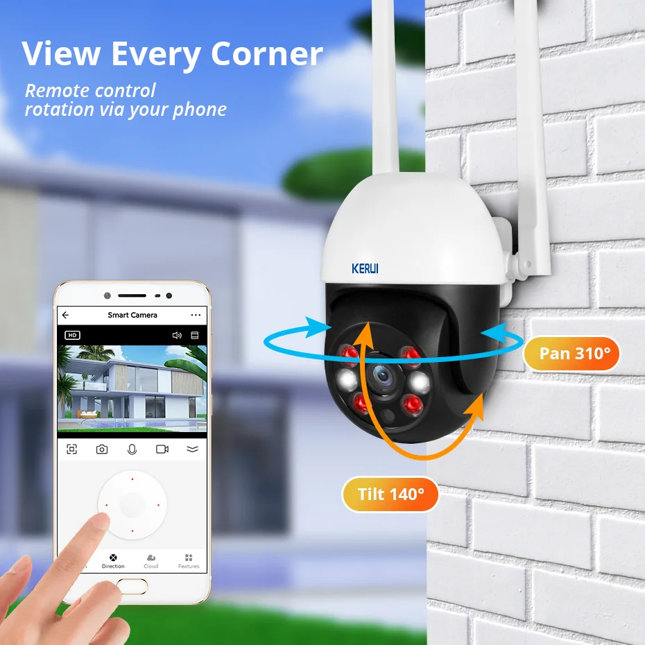 KERUI 8MP PTZ WiFi Security Camera
