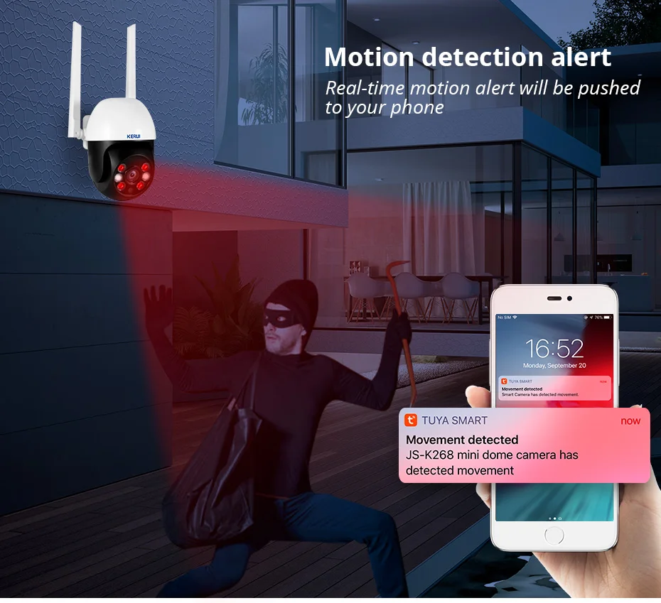 KERUI 8MP PTZ WiFi Security Camera
