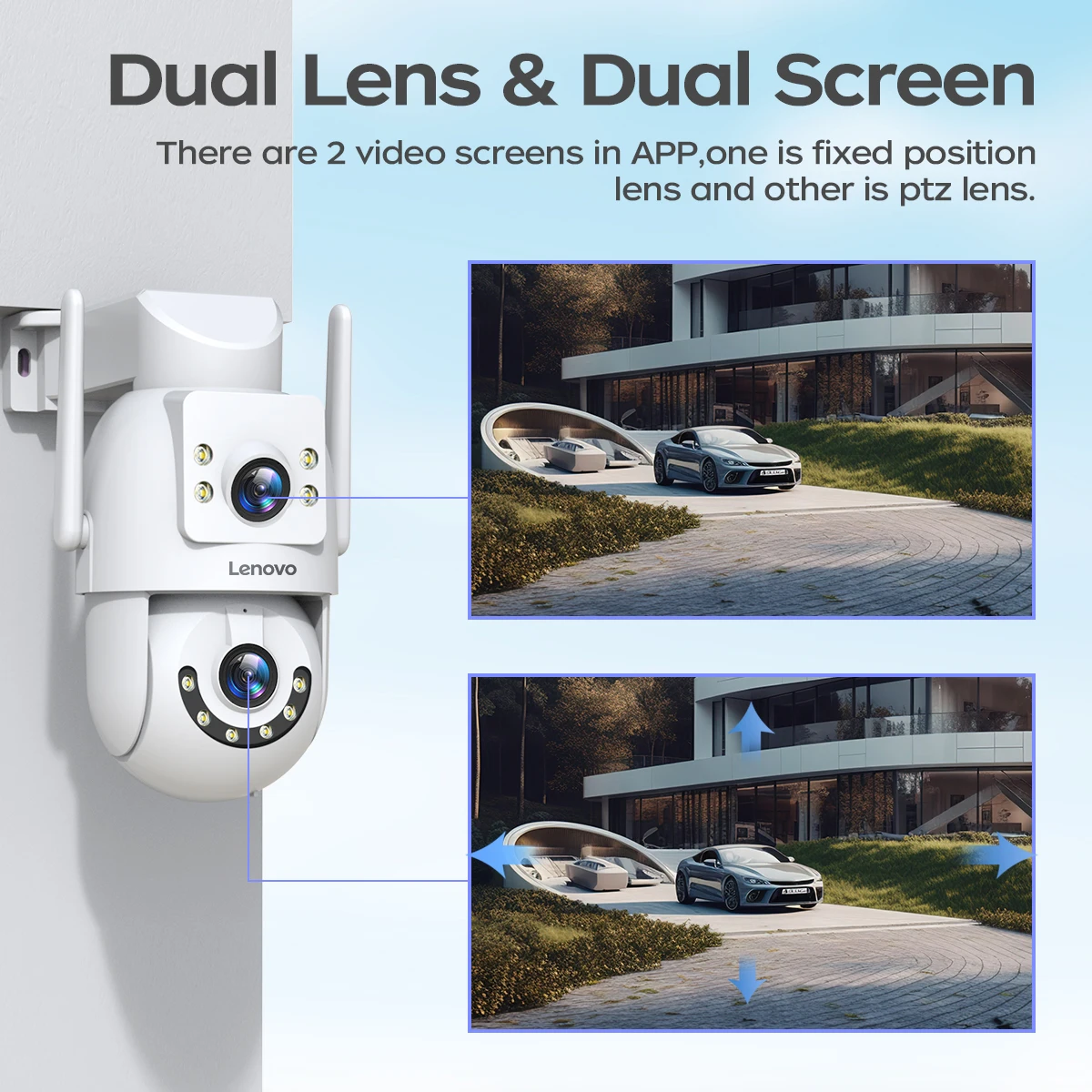 Lenovo 4K PTZ Security Camera