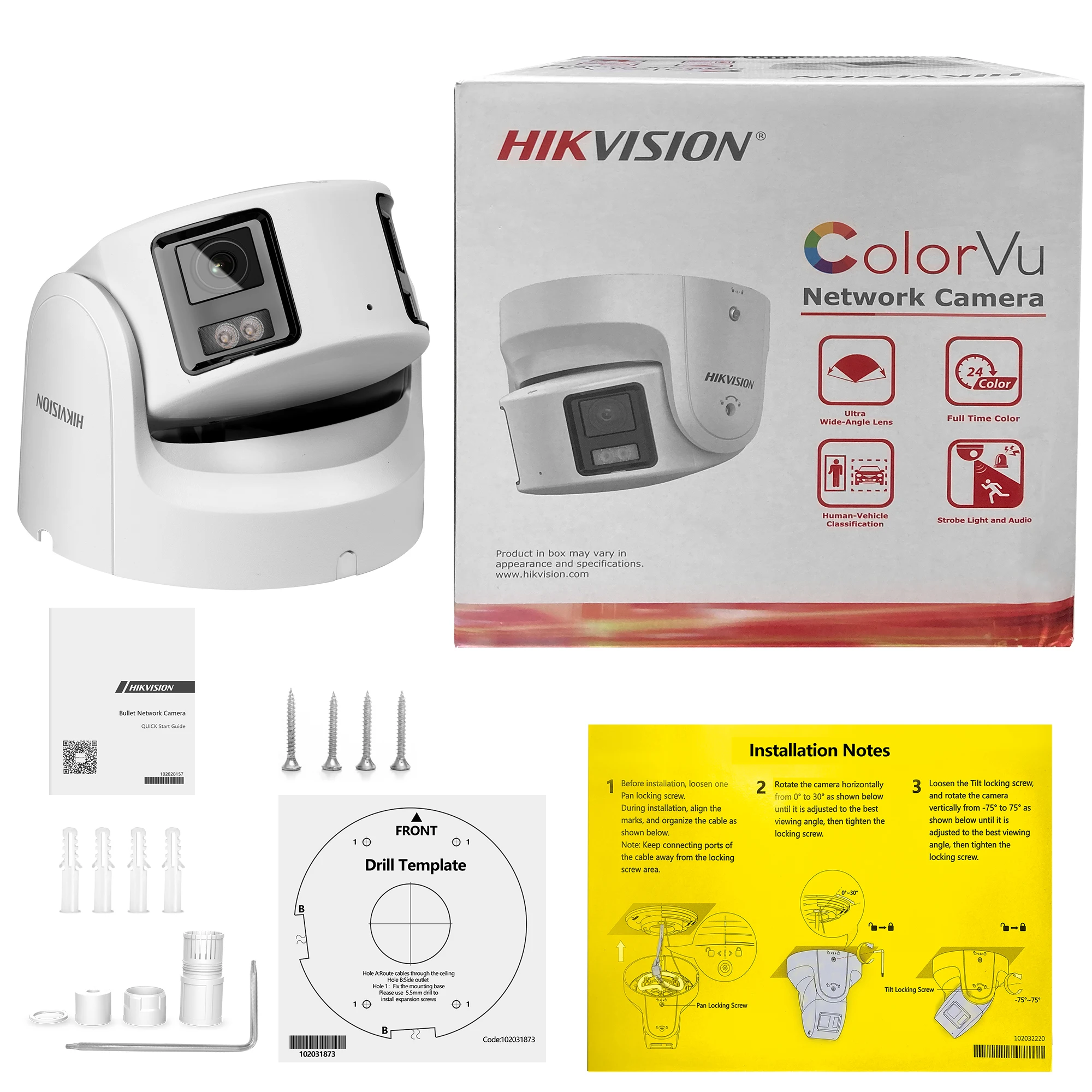 Hikvision 8MP ColorVu Dual Lens Camera