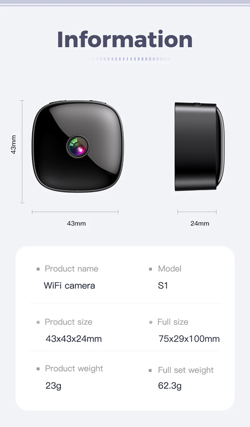 4K Wireless WiFi Security Camera