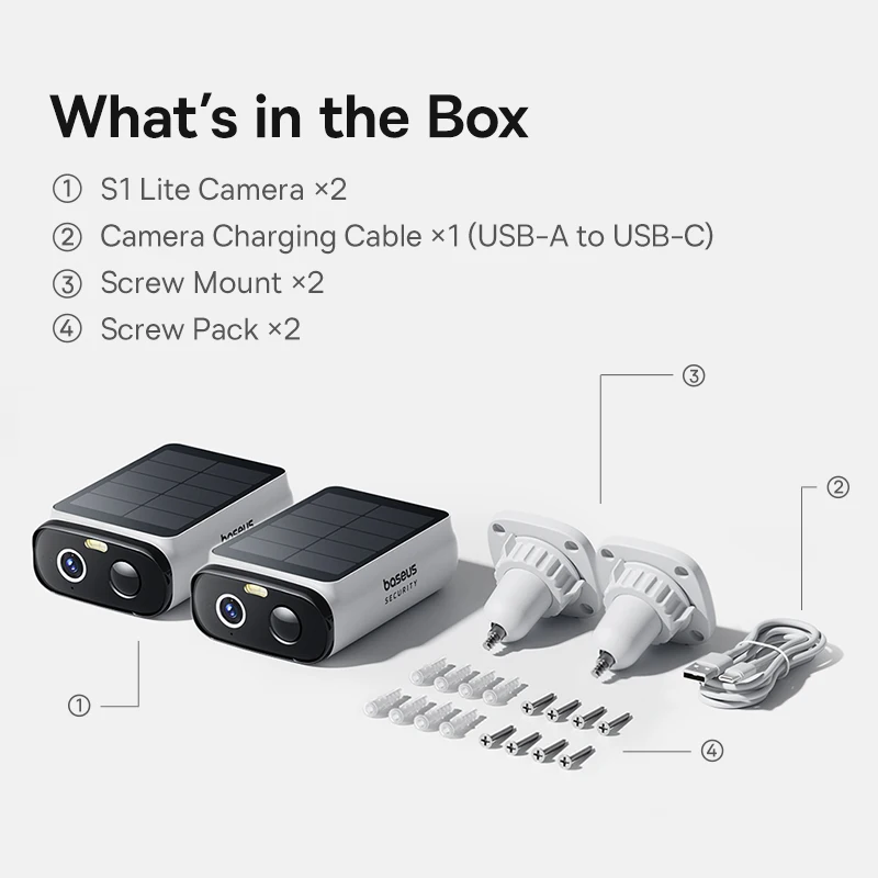 Baseus S1 Lite Solar Security Camera