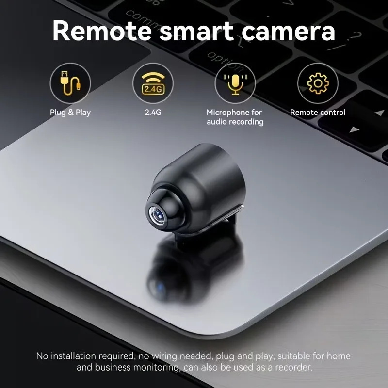 Mini 1080P Wireless Security Camera with Night Vision & Motion Alerts