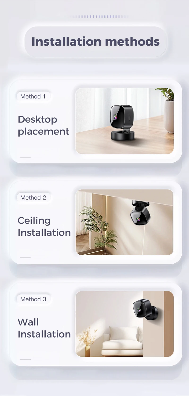 4K Wireless WiFi Security Camera