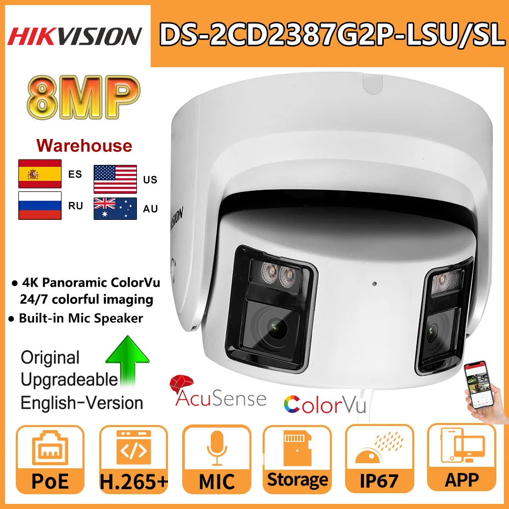 Hikvision 8MP ColorVu Dual Lens Camera