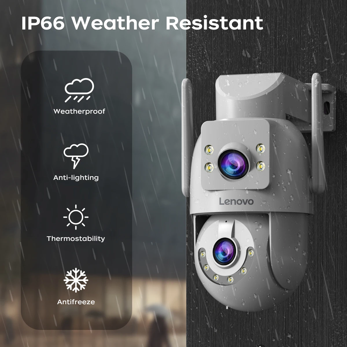 Lenovo 4K PTZ Security Camera