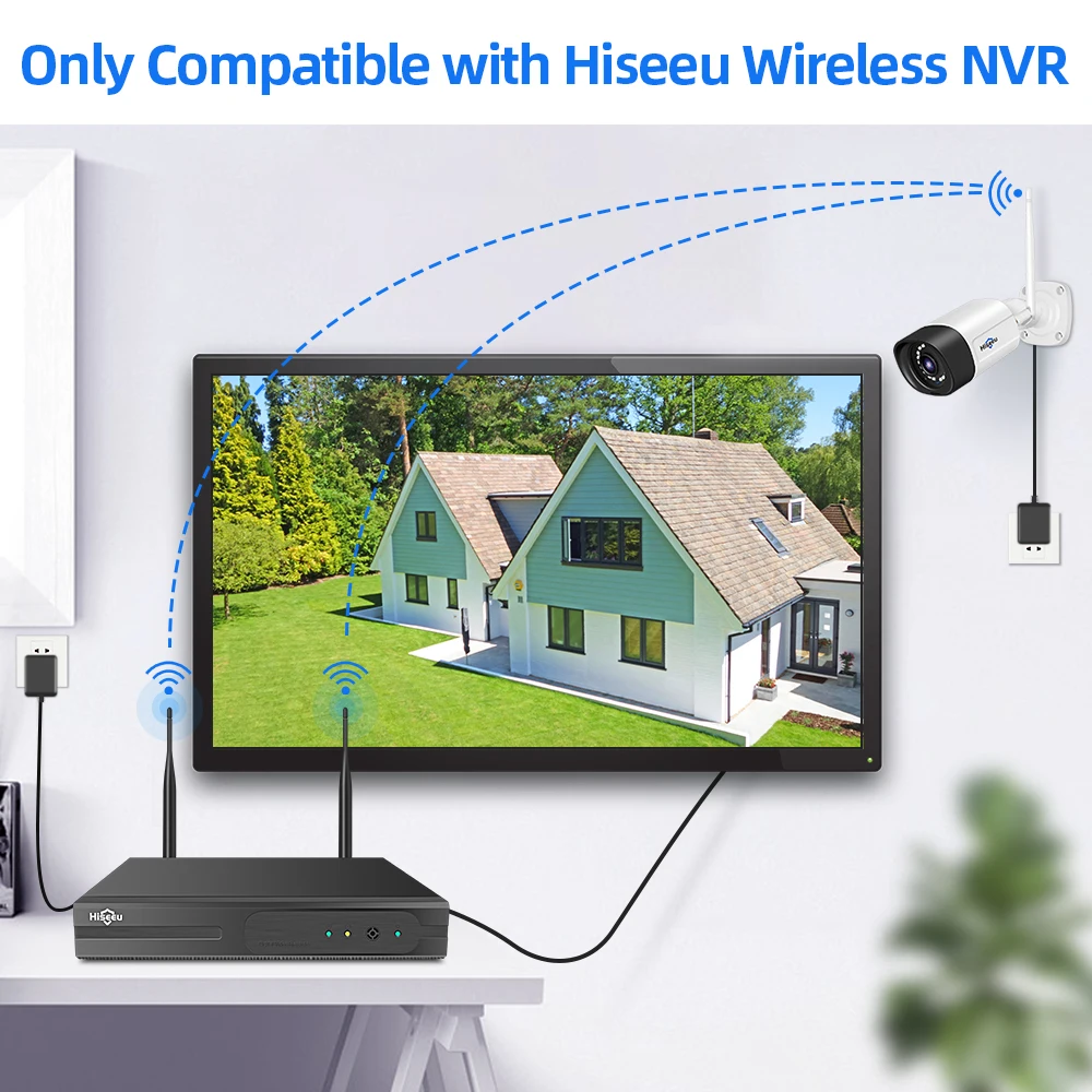 Hiseeu WiFi Security Camera IP66