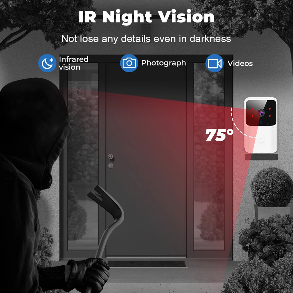 Smart WiFi Video Doorbell Camera