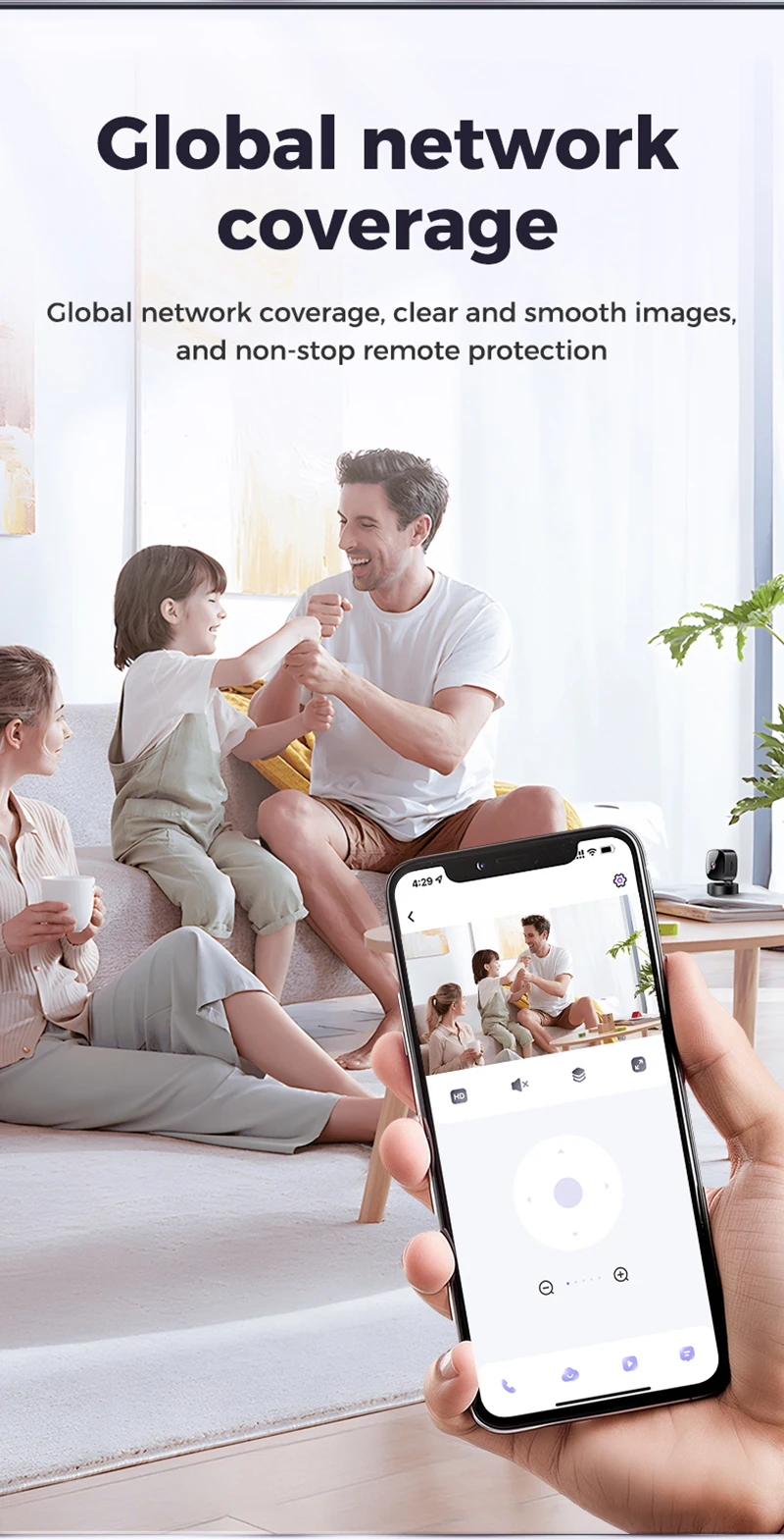 4K Wireless WiFi Security Camera