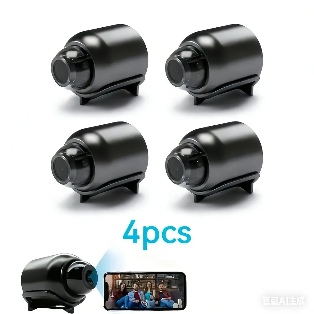 Mini 1080P Wireless Security Camera with Night Vision & Motion Alerts