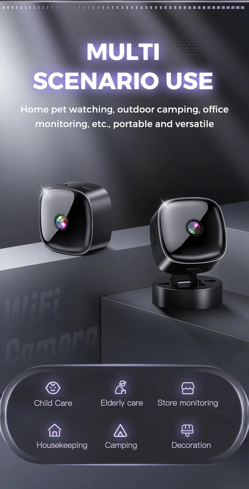 4K Wireless WiFi Security Camera