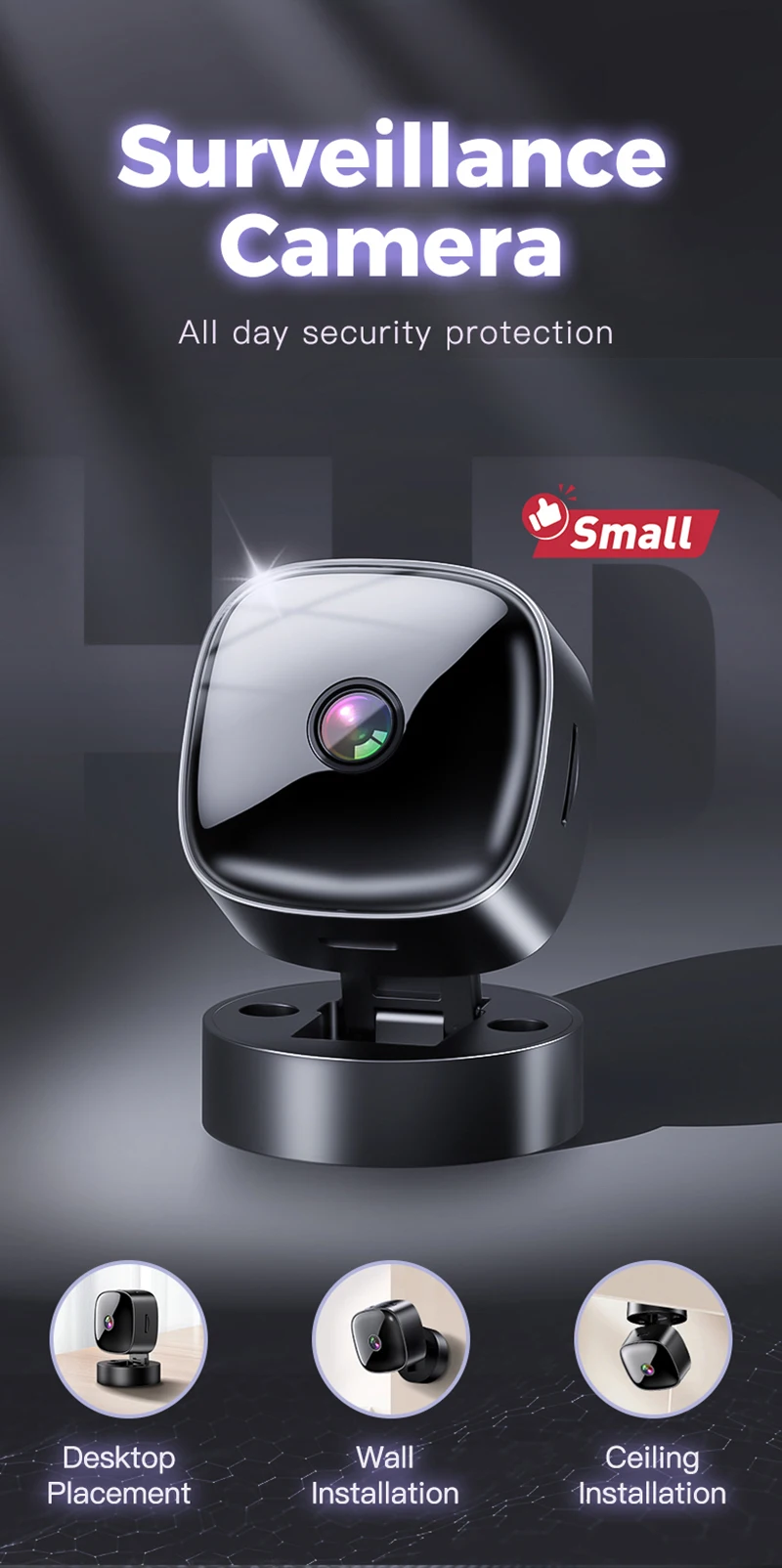 4K Wireless WiFi Security Camera