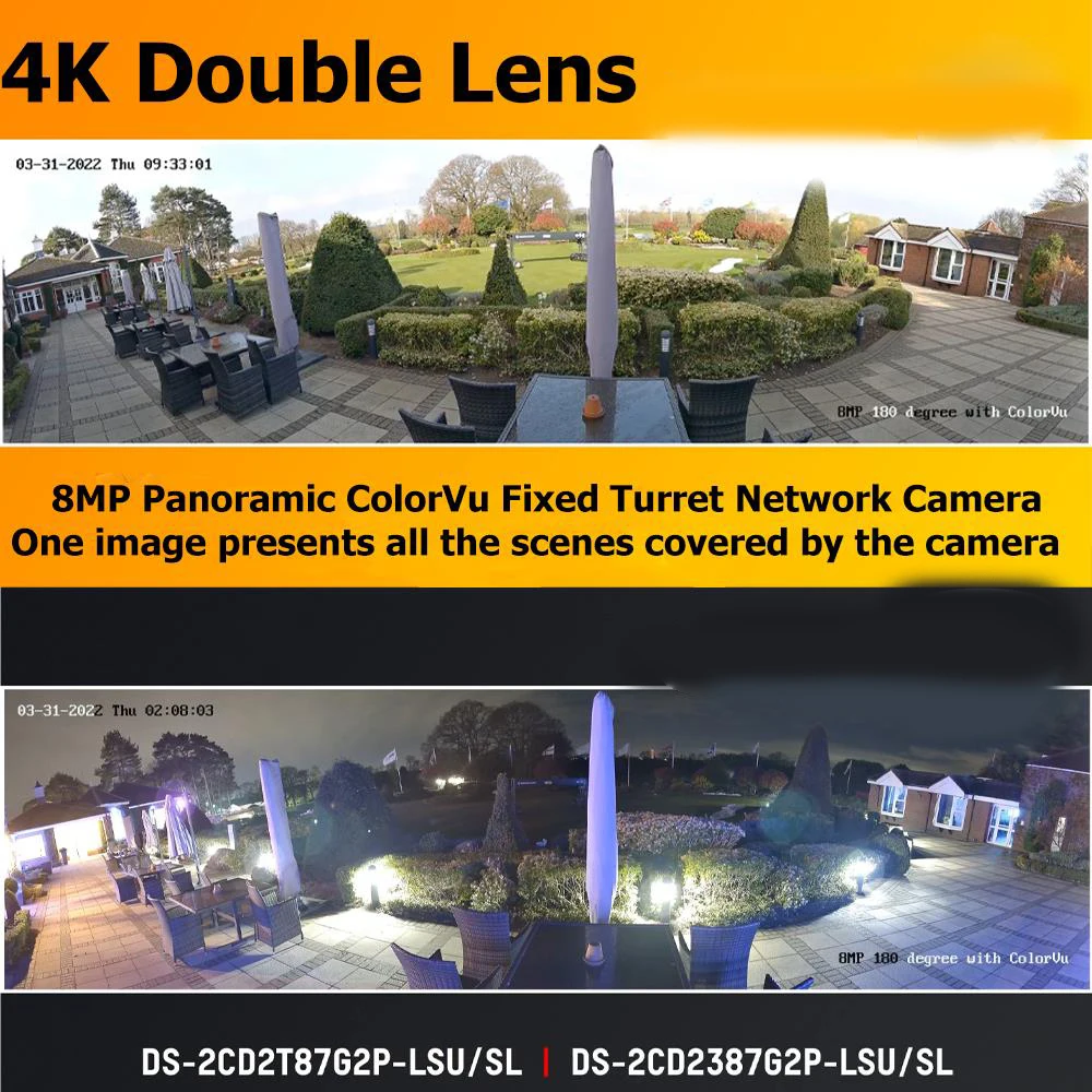 Hikvision 8MP ColorVu Dual Lens Camera