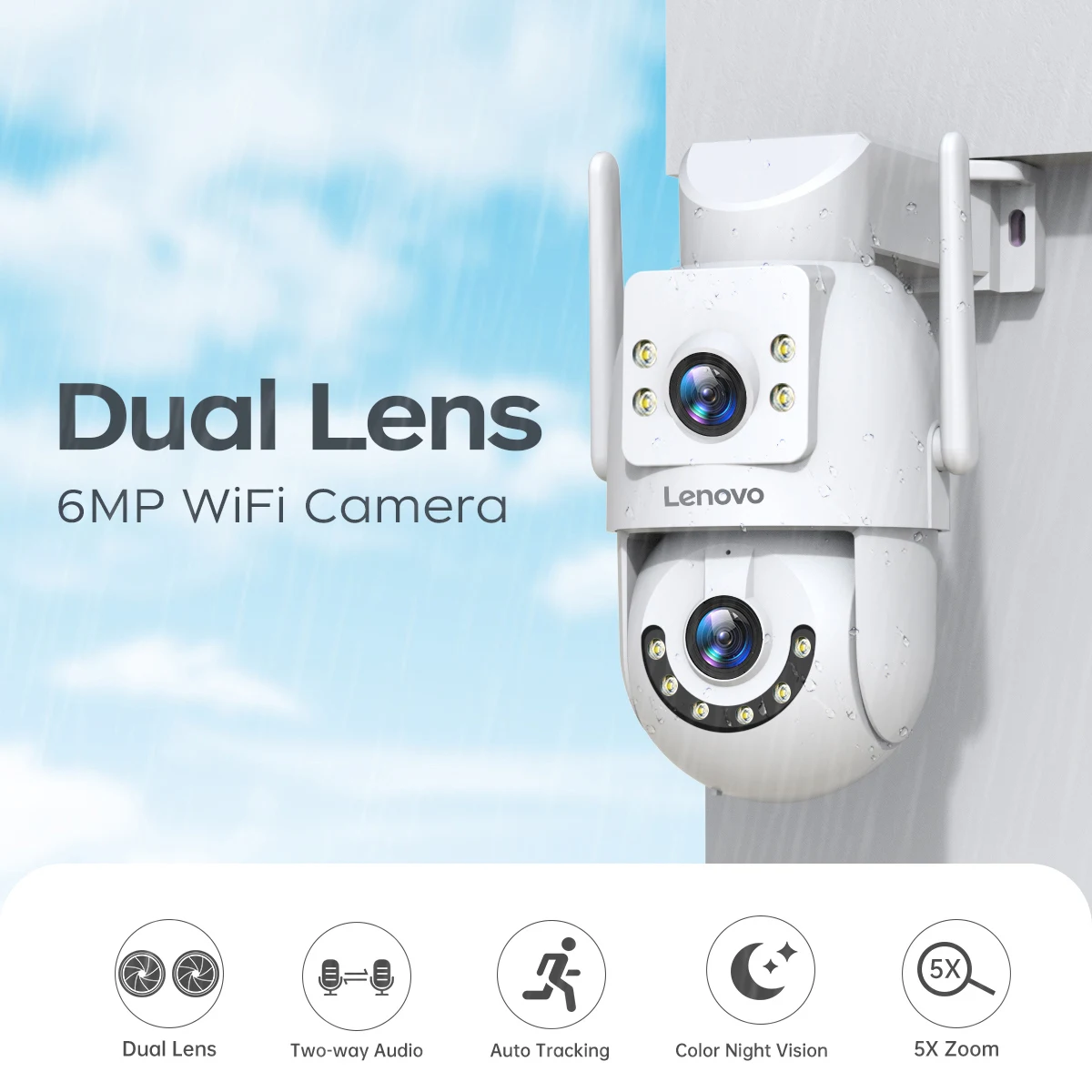 Lenovo 4K PTZ Security Camera