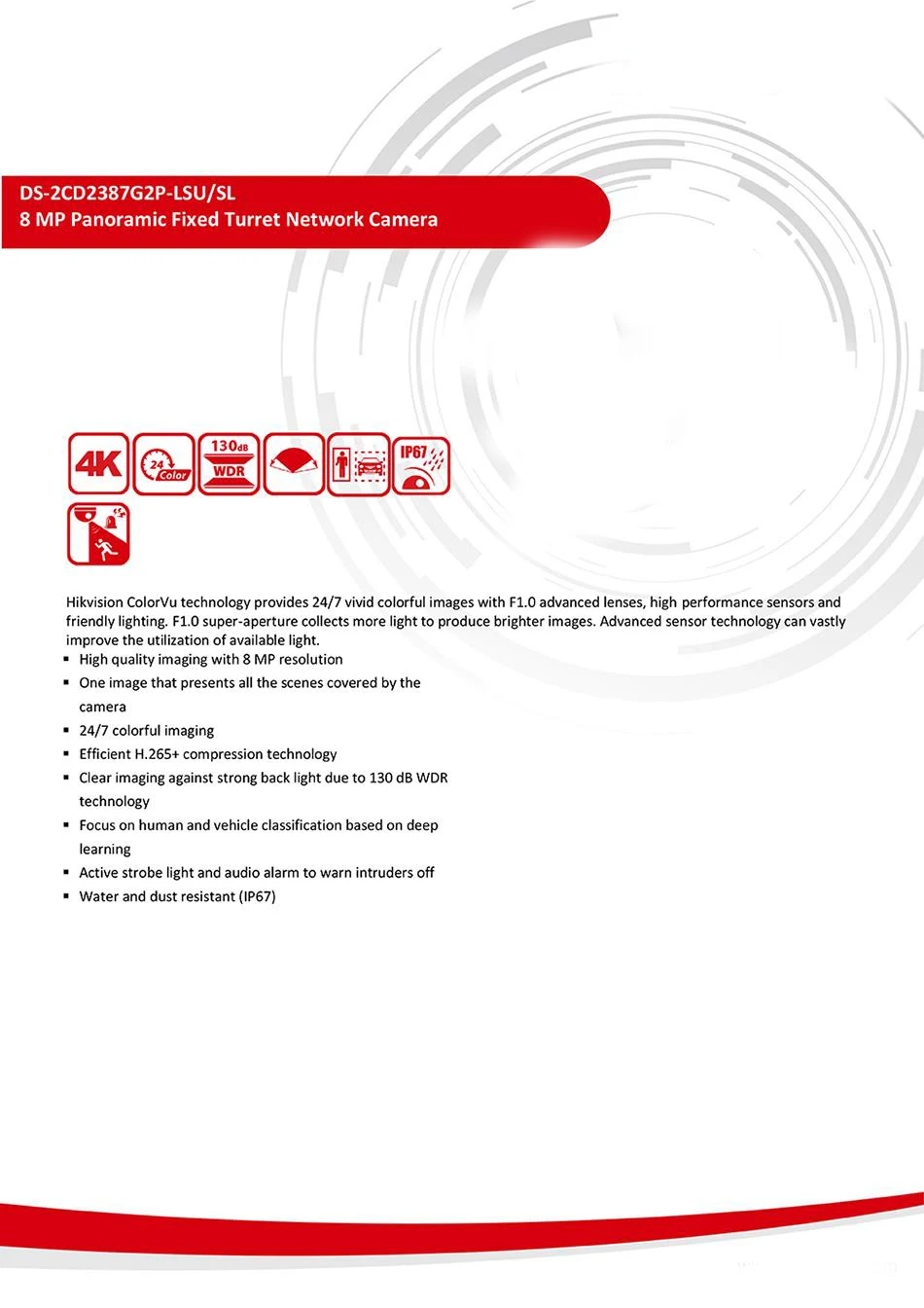 Hikvision 8MP ColorVu Dual Lens Camera