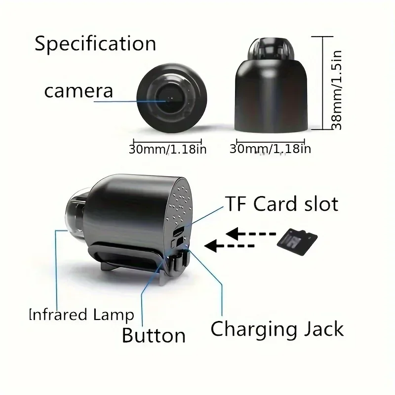 Mini WiFi HD Security Camera 1080P