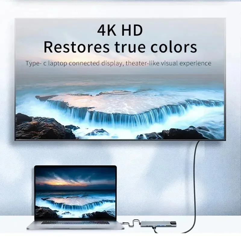 USB-C Hub 8 in 1 Adapter
