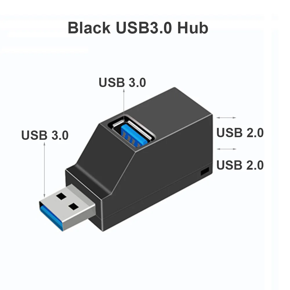 USB 3.0 Mini Hub 3 Port