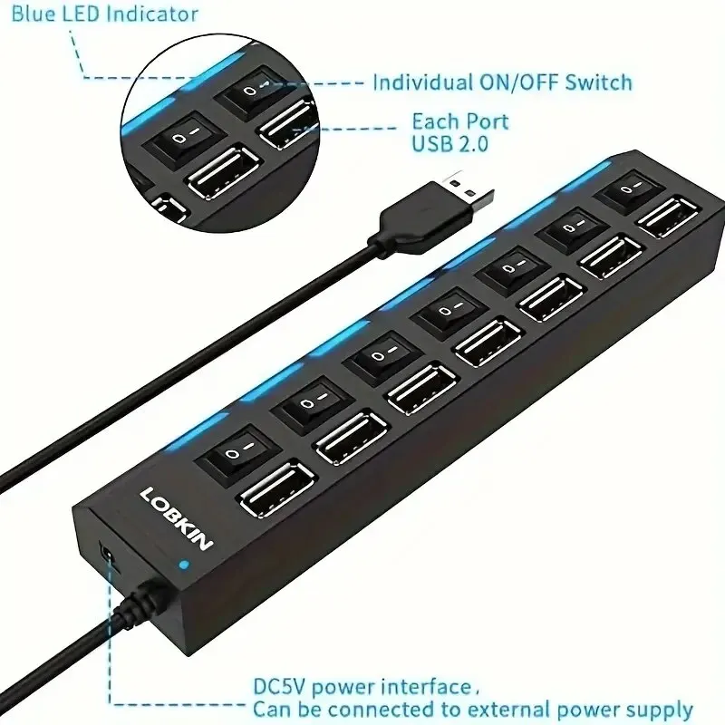 USB Hub 4/7 Port 2.0
